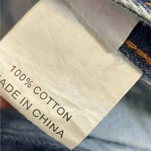 Princess Polly Boundless Denim Cut Raw Hem Blue Jeans Women’s Size 8 Classic - Picture 6 of 16